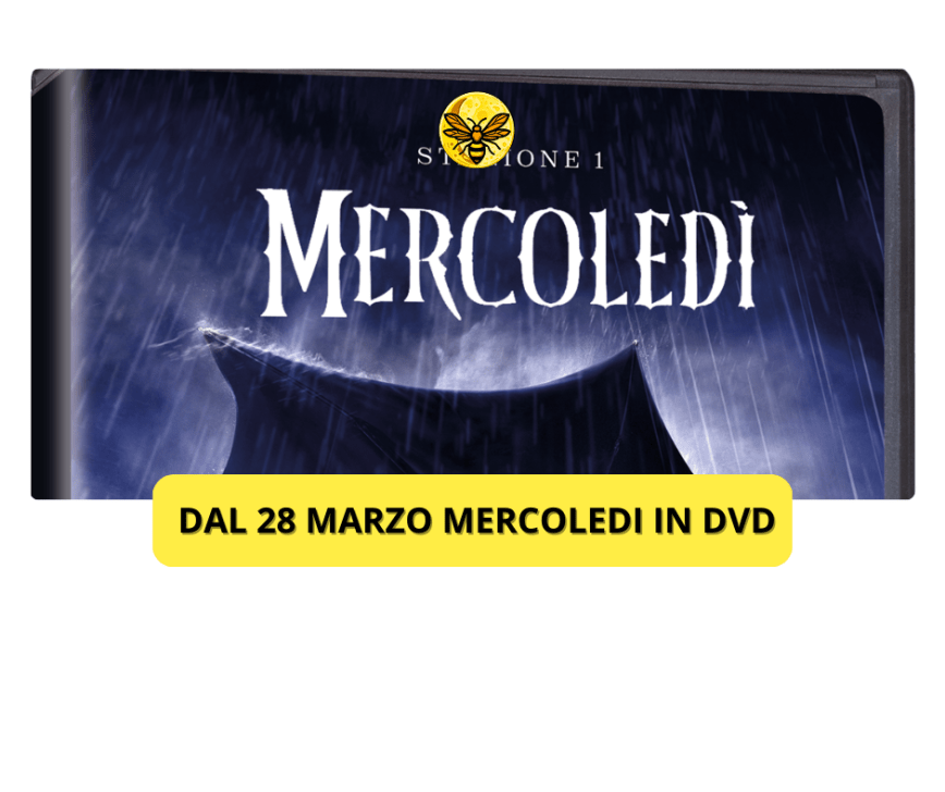 La prima stagione di ” Mercoledì ‘ arriva in DVD il 28 Marzo 2024