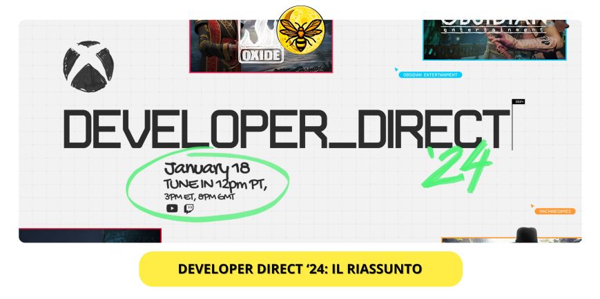 Developer Direct ’24: pochi annunci ma di qualità