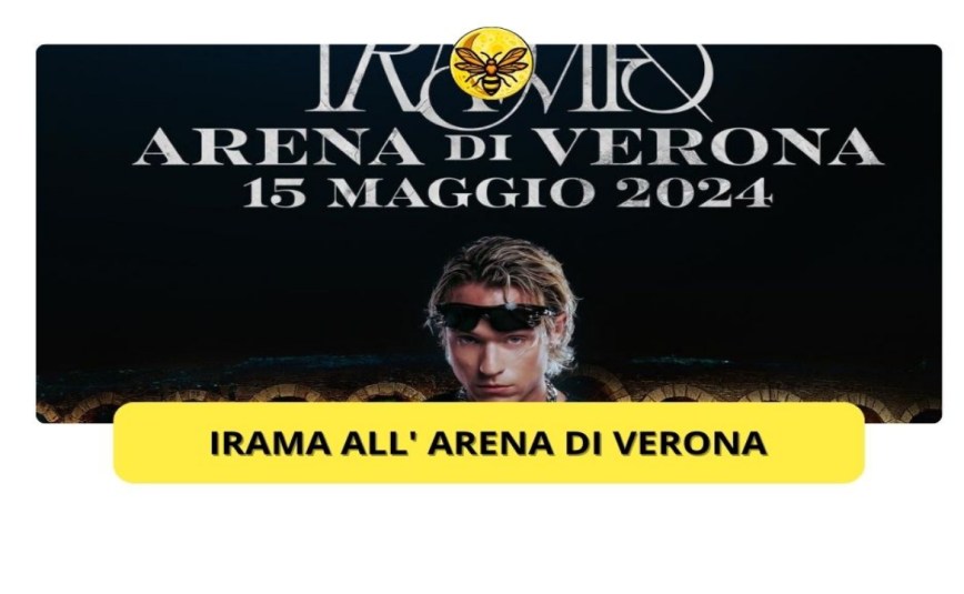 Irama: All’arena di Verona il 15 Maggio