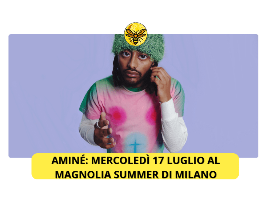 AMINÉ con d4vd mercoledì 17 luglio al Magnolia Summer di Milano