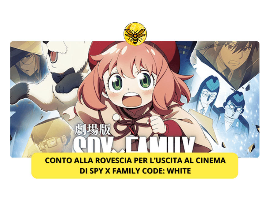 Conto alla rovescia per l’uscita al cinema di Spy x Family Code: White