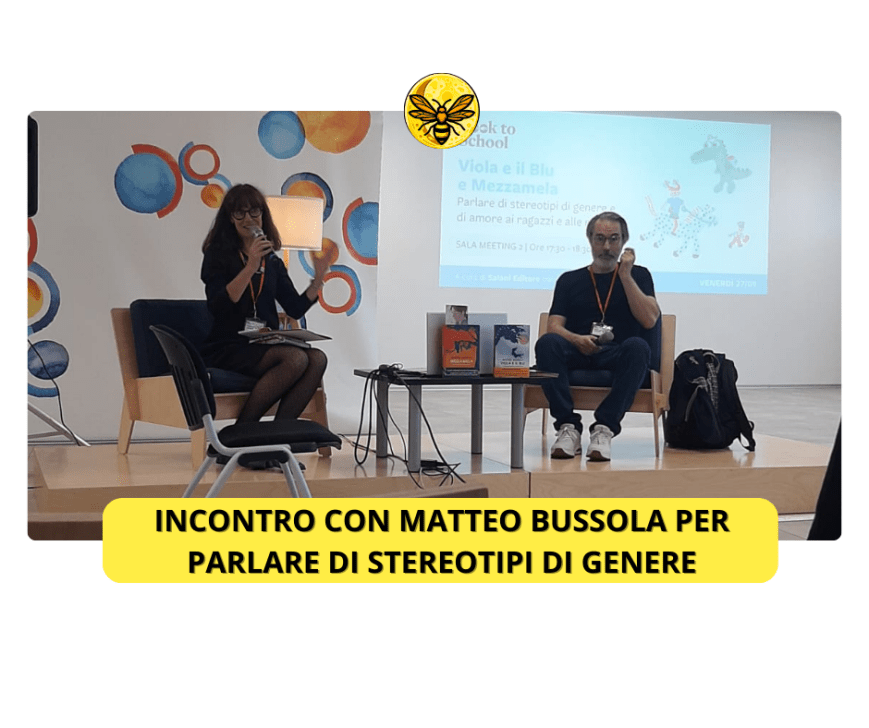 Incontro con Matteo Bussola per parlare di stereotipi di genere