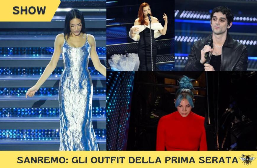 Sanremo 2025: Gli outfit della prima serata