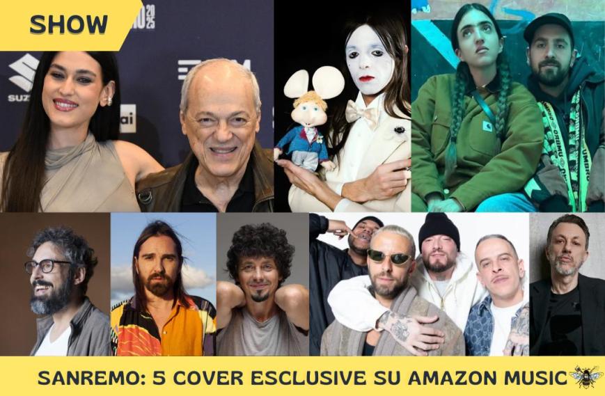 Amazon Music Svela Cinque Nuovi Amazon Music Originals: Le Cover Esclusive da Sanremo 2025