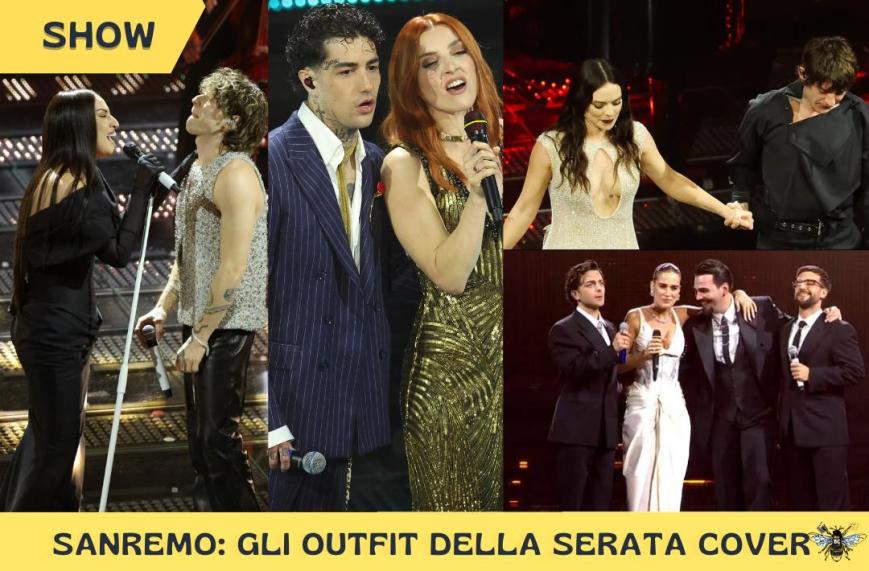 Sanremo 2025: gli outfit della quarta serata