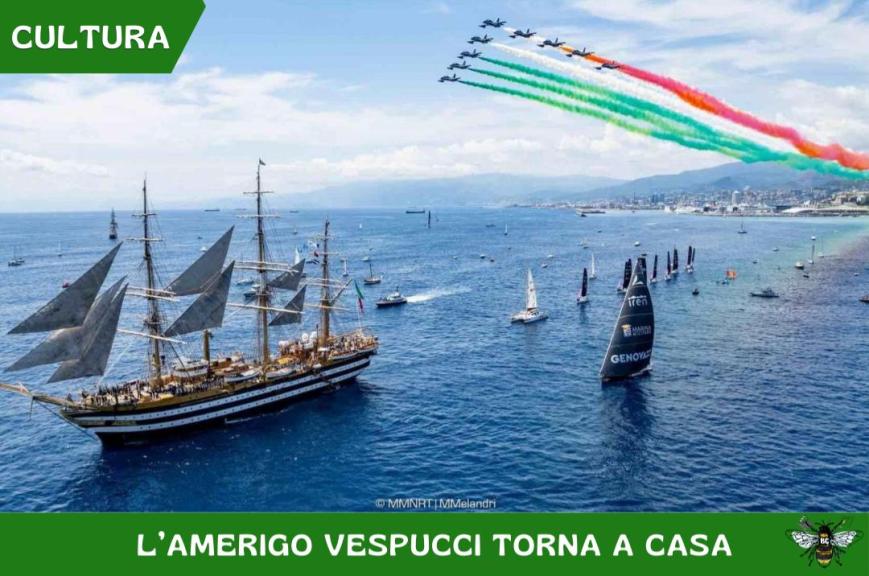 L’Amerigo Vespucci torna a casa: le tappe italiane della leggendaria nave