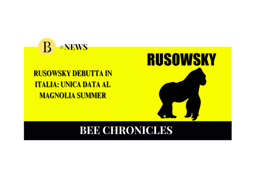 Rusowsky debutta in Italia: unica data al Magnolia Summer 2026